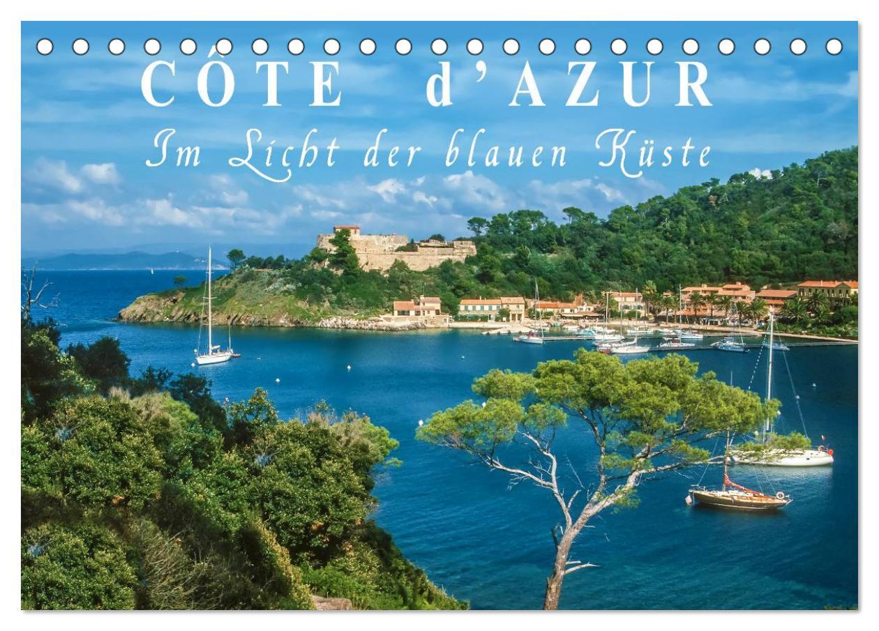 Cover: 9783435668519 | Cote d'Azur - Im Licht der blauen Küste (Tischkalender 2025 DIN A5...