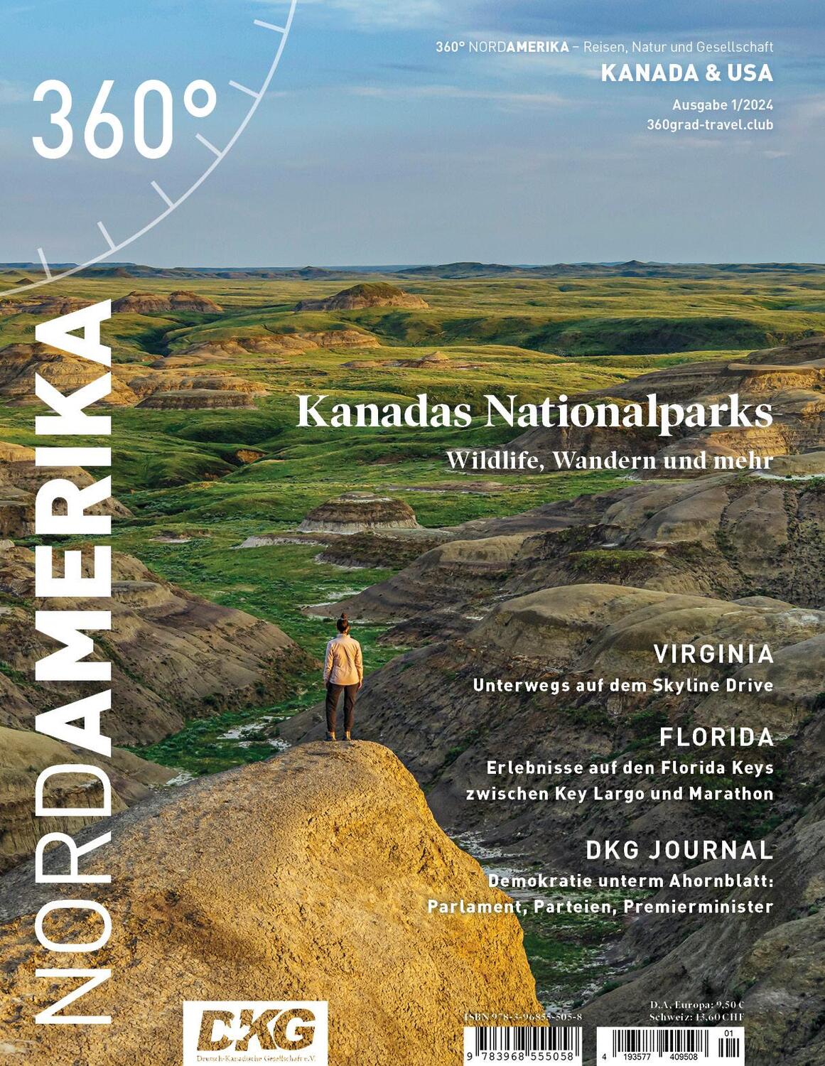 Cover: 9783968555058 | 360° NordAmerika - Ausgabe 1/2024 | Kanadas Nationalparks | Medien