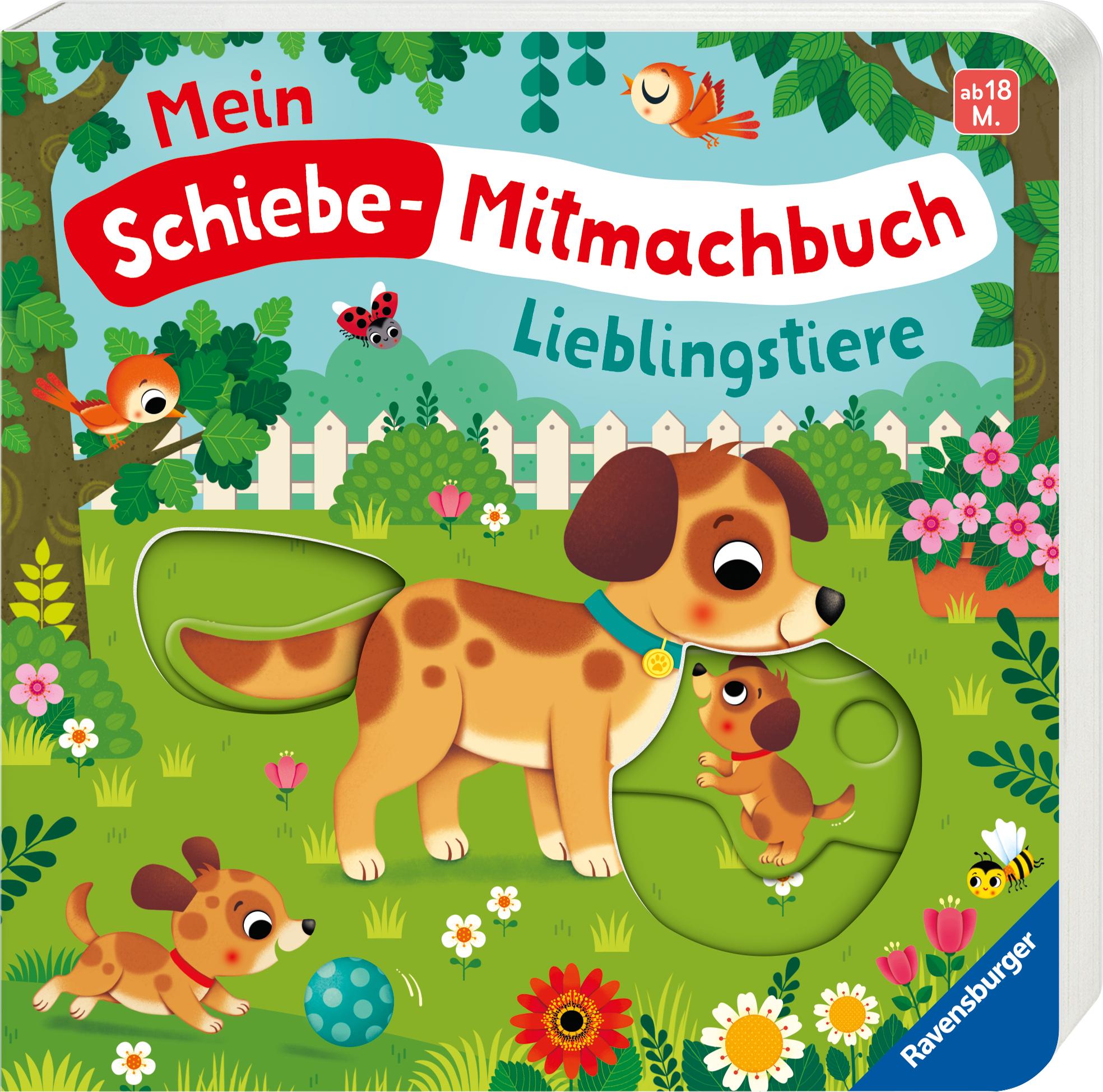 Bild: 9783473420247 | Mein Schiebe-Mitmachbuch: Lieblingstiere - Spielbuch mit spannenden...