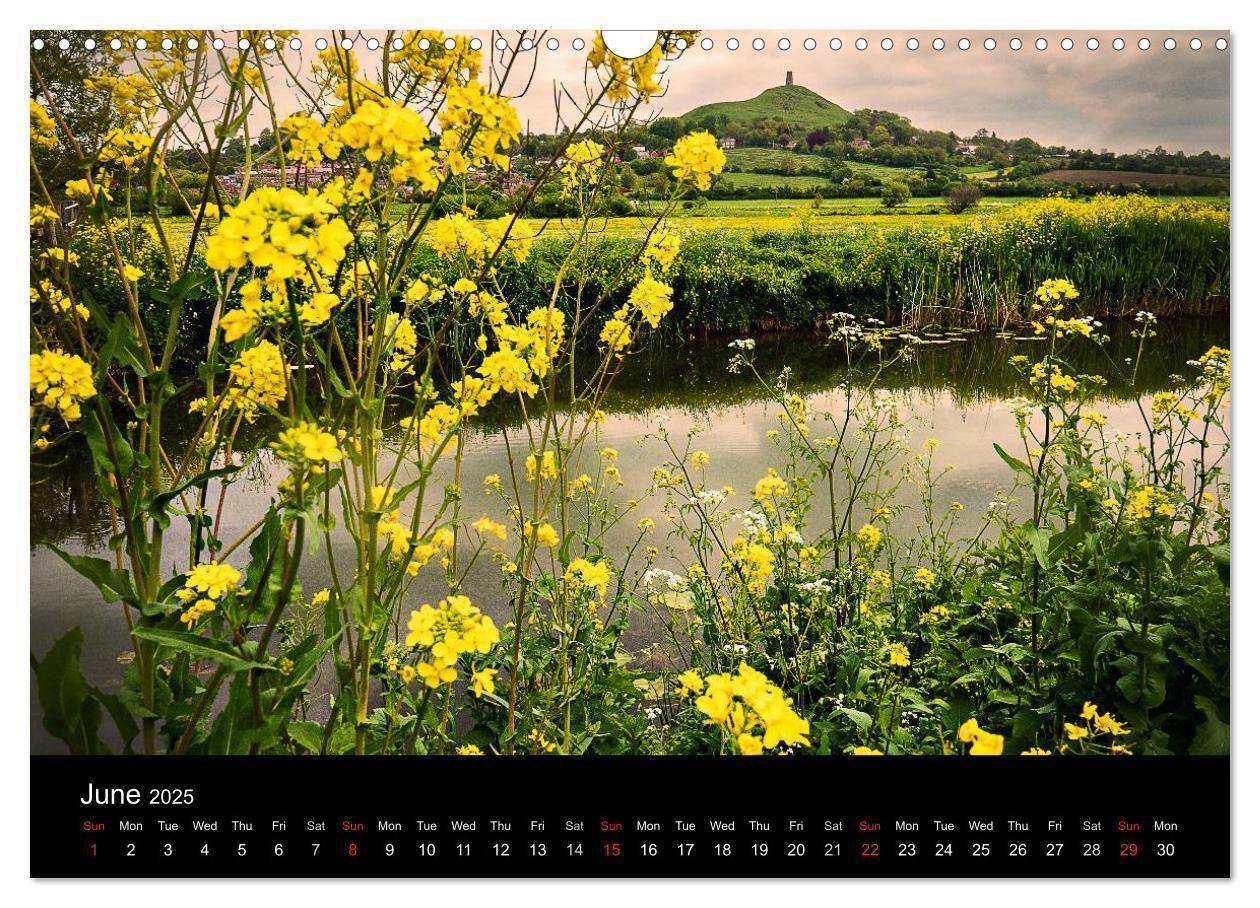 Bild: 9781325956449 | Glastonbury Tor (Wall Calendar 2025 DIN A3 landscape), CALVENDO 12...