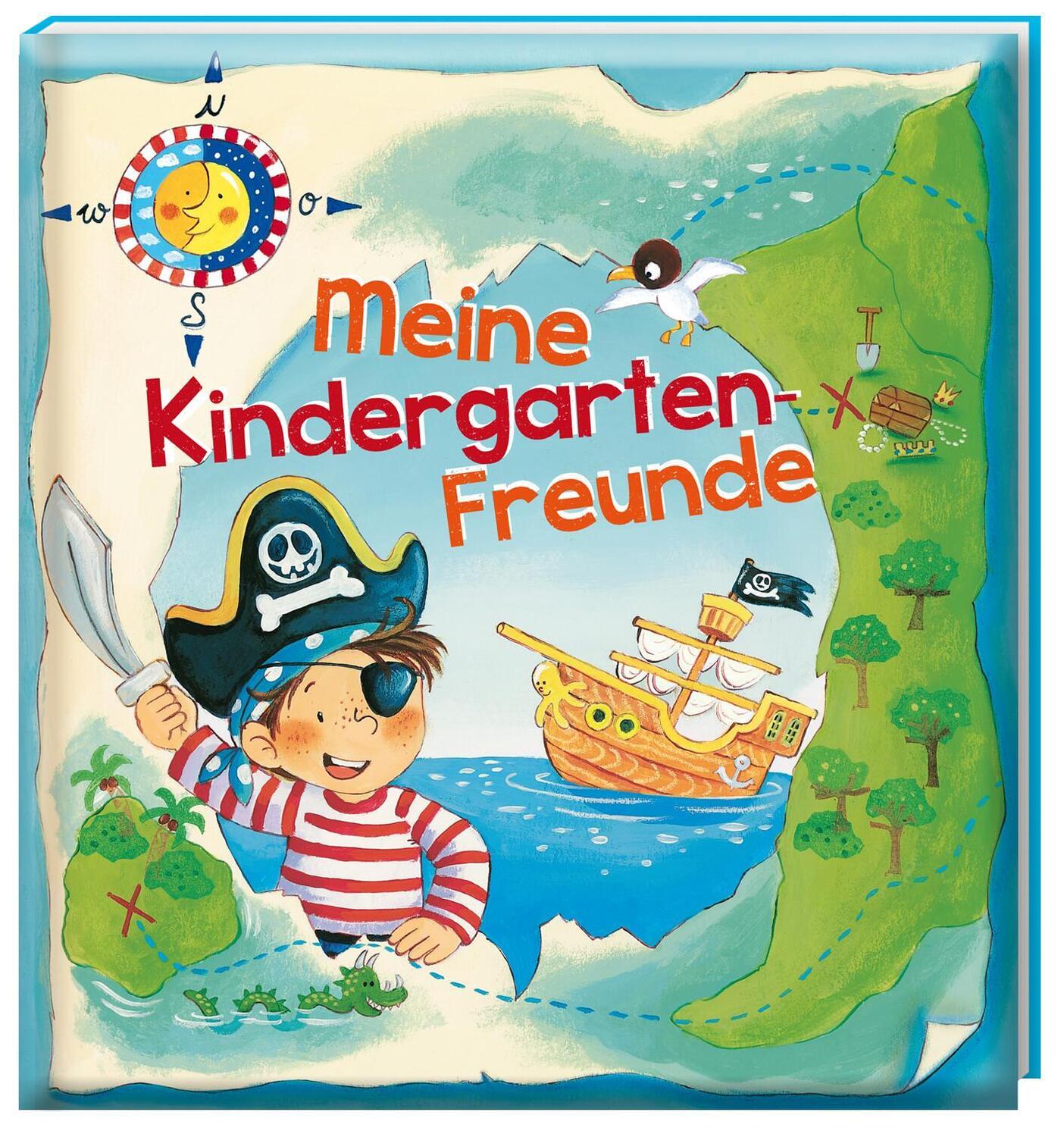 Bild: 4014489107514 | Meine Kindergarten-Freunde (Pirat) | Buch | Hardcover wattiert | 64 S.