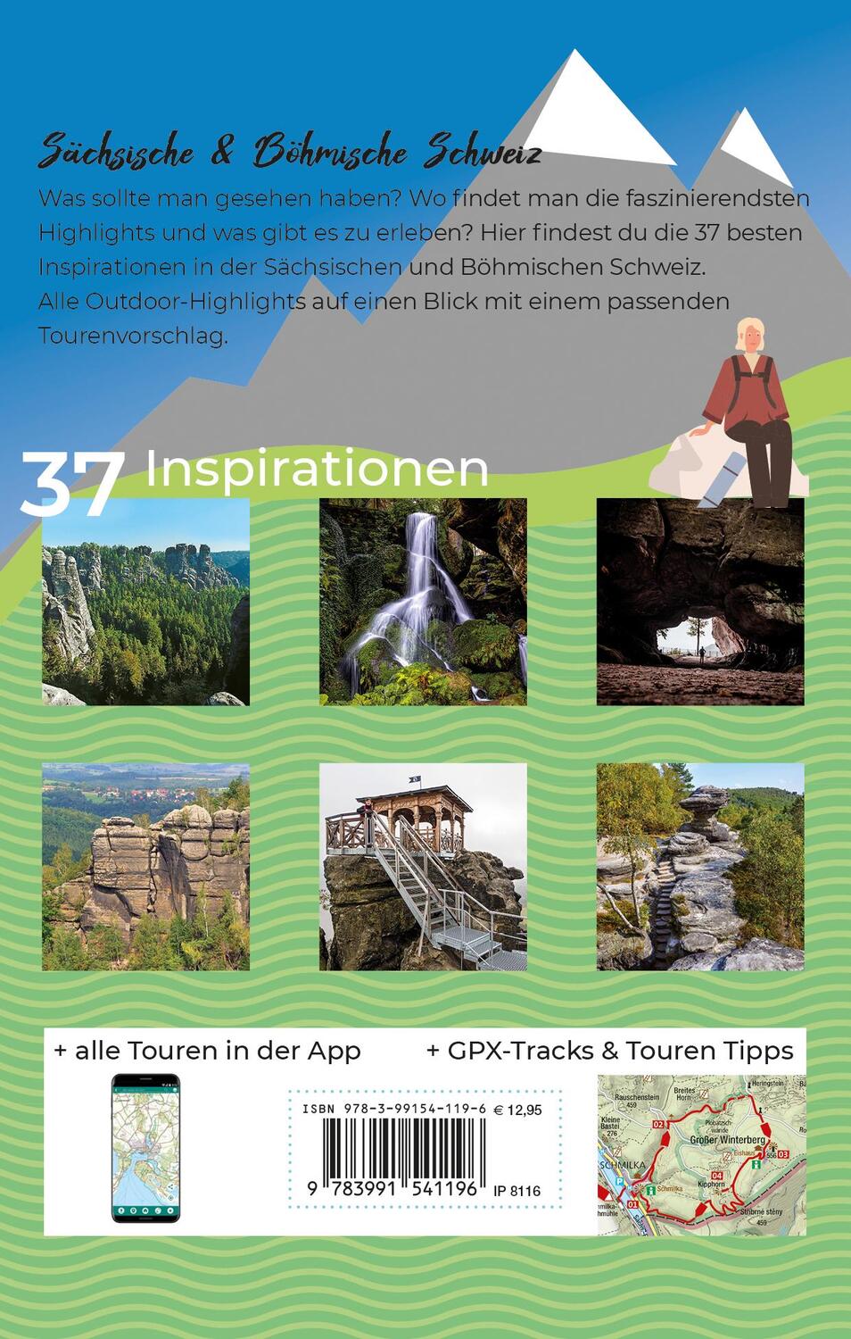 Rückseite: 9783991541196 | KOMPASS Inspiration Sächsische Schweiz &amp; Böhmische Schweiz | Buch