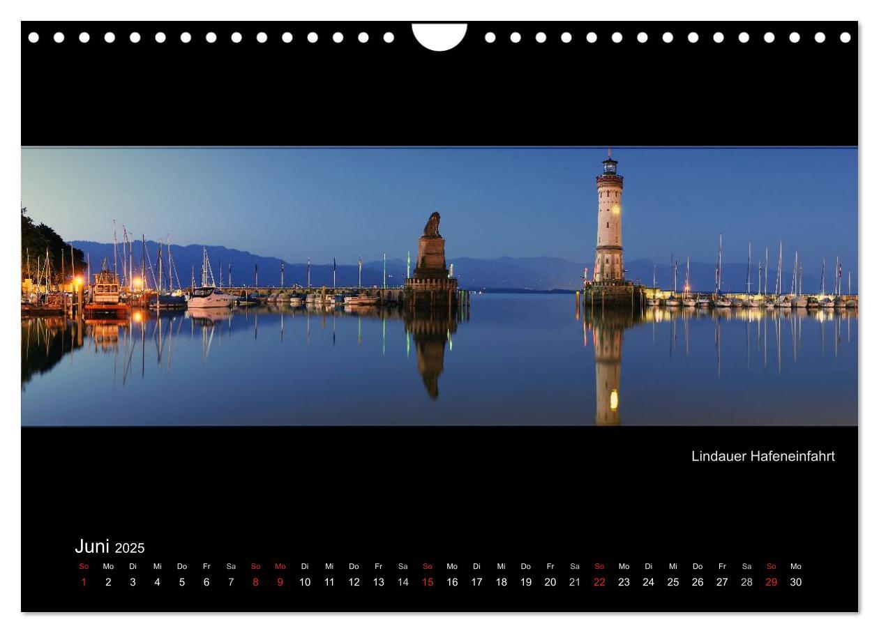 Bild: 9783435648481 | Panoramen vom Bodensee (Wandkalender 2025 DIN A4 quer), CALVENDO...