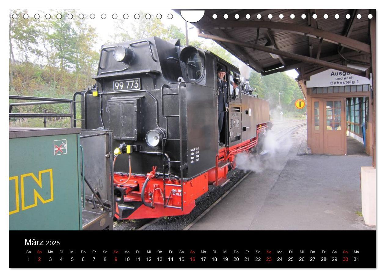 Bild: 9783435566020 | Sächsische Dampfeisenbahnen 2025 (Wandkalender 2025 DIN A4 quer),...