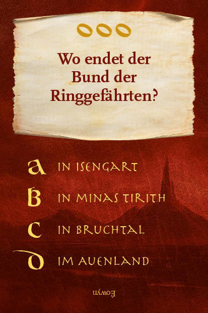 Bild: 4260478342514 | Kartenspiel: Das inoffizielle Quiz für Herr der Ringe-Fans | Eckrich