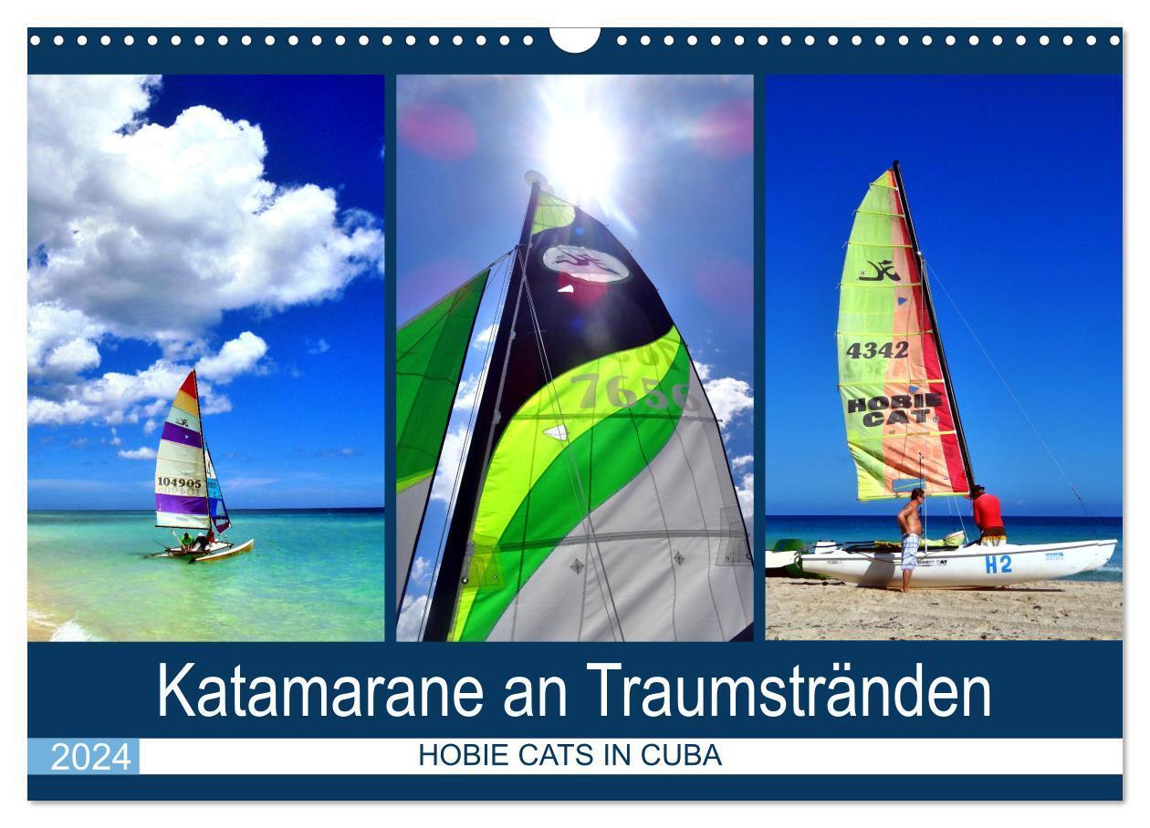 Cover: 9783675797420 | Katamarane an Traumstränden - Hobie Cats in Cuba (Wandkalender 2024...
