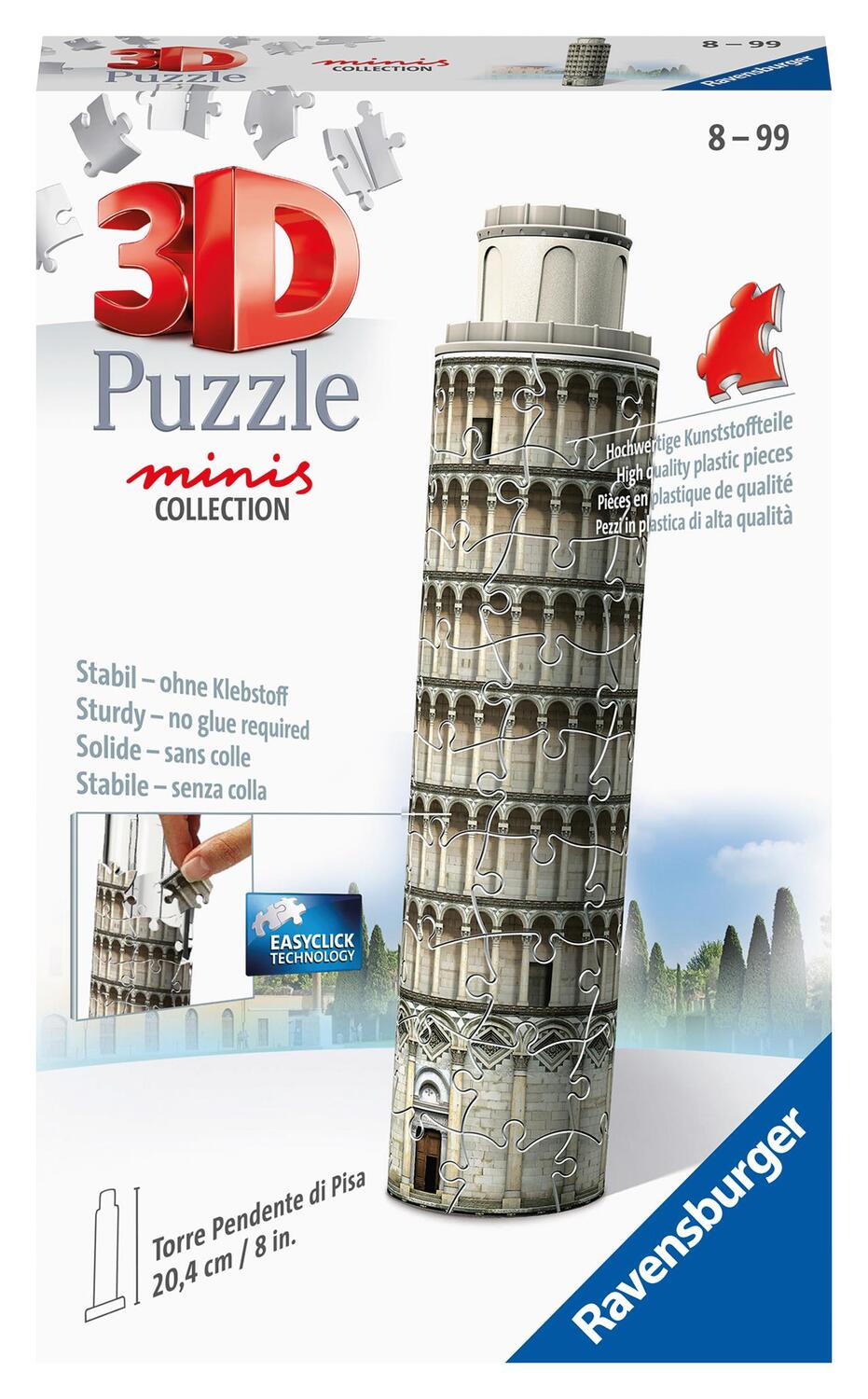 Cover: 4005556112470 | Ravensburger 3D Puzzle 11247 - Mini Schiefer Turm von Pisa - 54...