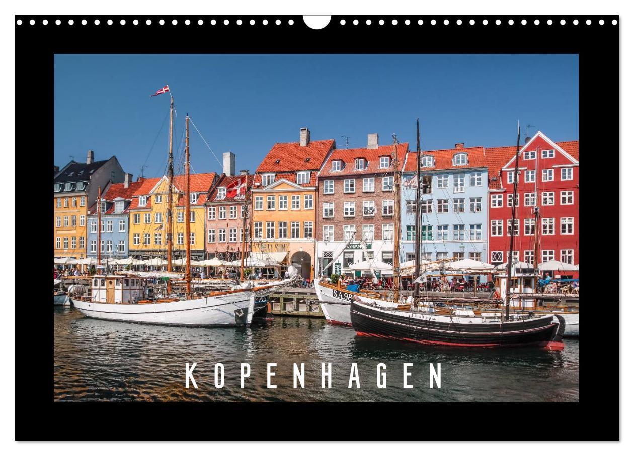 Cover: 9783675590014 | Kopenhagen (Wandkalender 2024 DIN A3 quer), CALVENDO Monatskalender