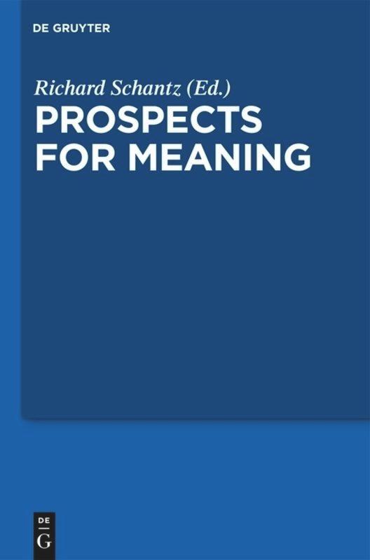 Cover: 9783110196238 | Prospects for Meaning | Richard Schantz | Buch | Englisch | 2012