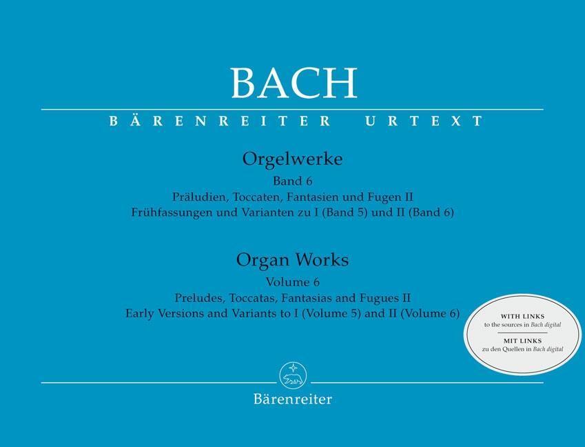 Cover: 9790006523122 | Orgelwerke, Band 6 | Johann Sebastian Bach | Taschenbuch | Englisch