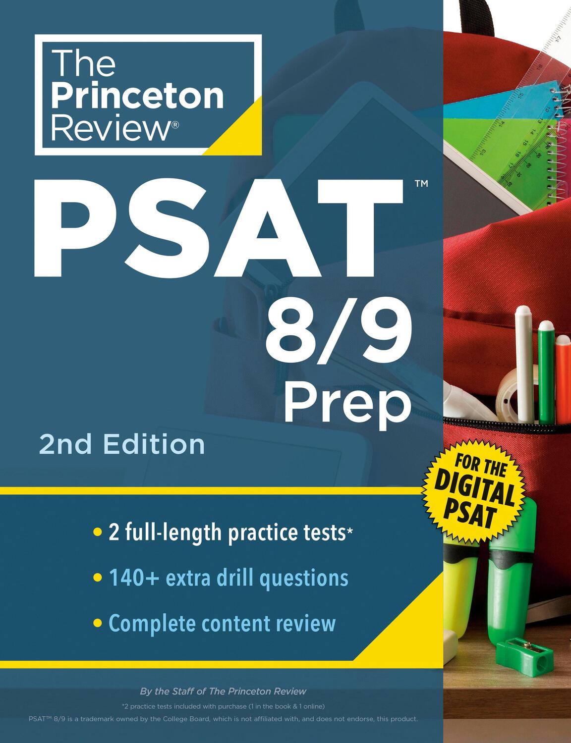 Cover: 9780593517451 | Princeton Review PSAT 8/9 Prep, 2nd Edition | The Princeton Review