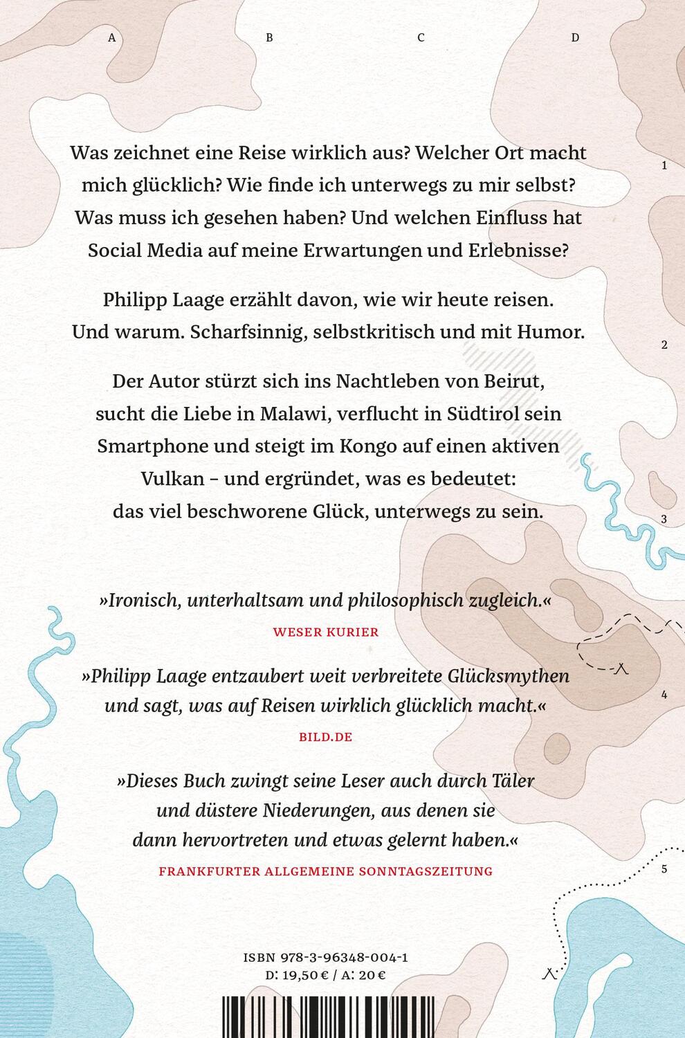 Rückseite: 9783963480041 | Vom Glück zu reisen - Ein Reisehandbuch | Philipp Laage | Buch | 2020