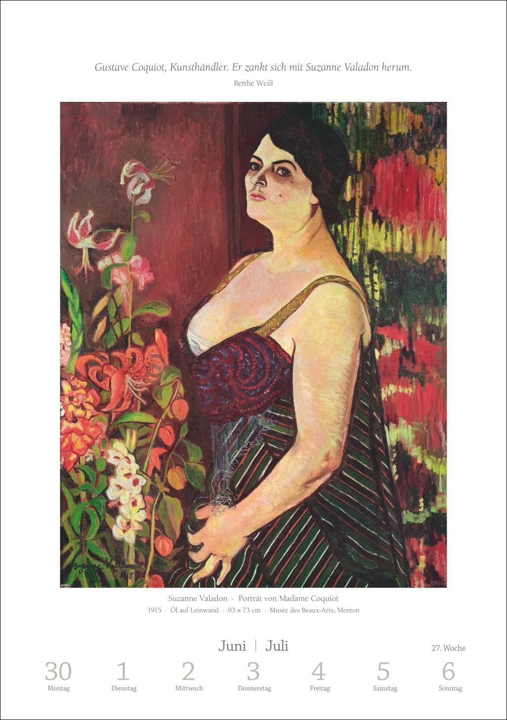 Bild: 9783840034145 | Kunst Wochen-Kulturkalender 2025 - 53 Meisterwerke der Malerei | 54 S.
