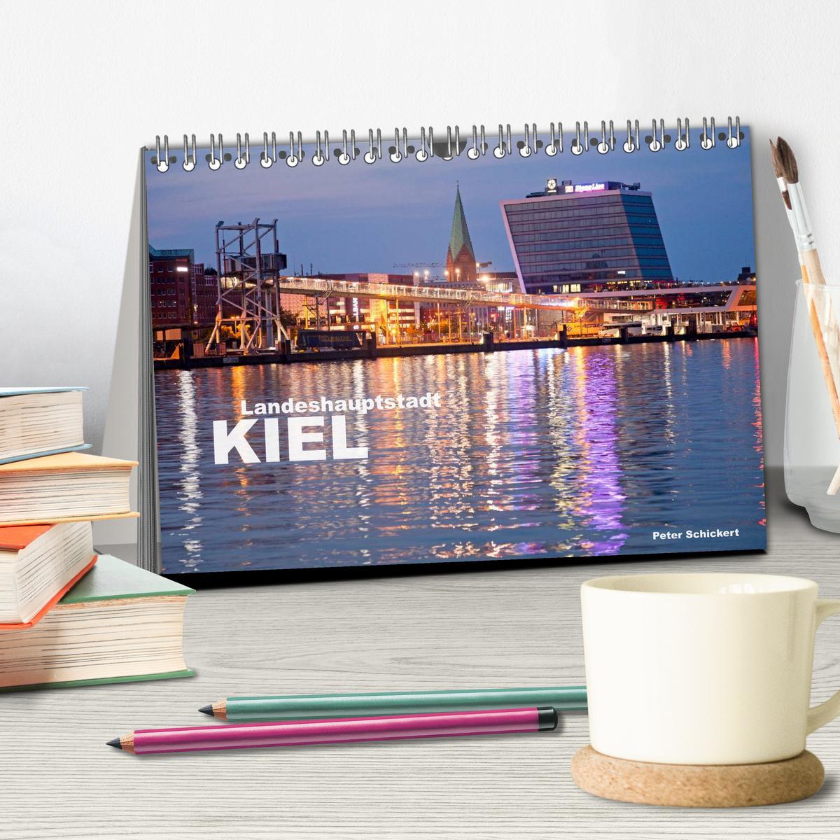 Bild: 9783435586233 | Landeshauptstadt Kiel (Tischkalender 2025 DIN A5 quer), CALVENDO...