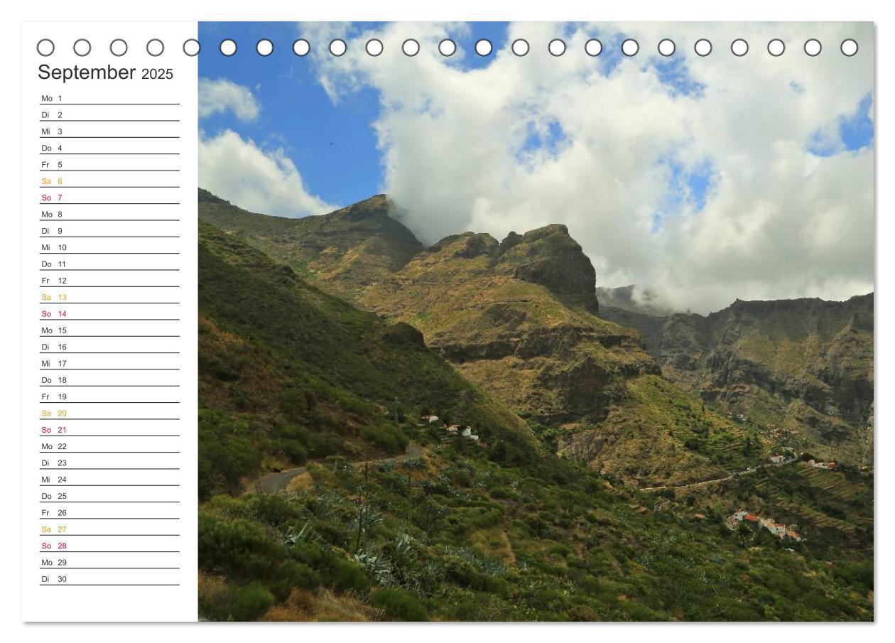 Bild: 9783435546886 | Der Norden von Teneriffa (Tischkalender 2025 DIN A5 quer), CALVENDO...