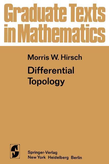 Bild: 9780387901480 | Differential Topology | Morris W. Hirsch | Buch | x | Englisch | 1976