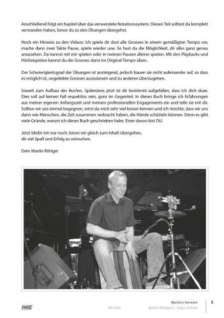 Bild: 9783866261143 | Martin Röttger's Cajon Schule, exklusive QR-Codes | Helmut Hage | Buch