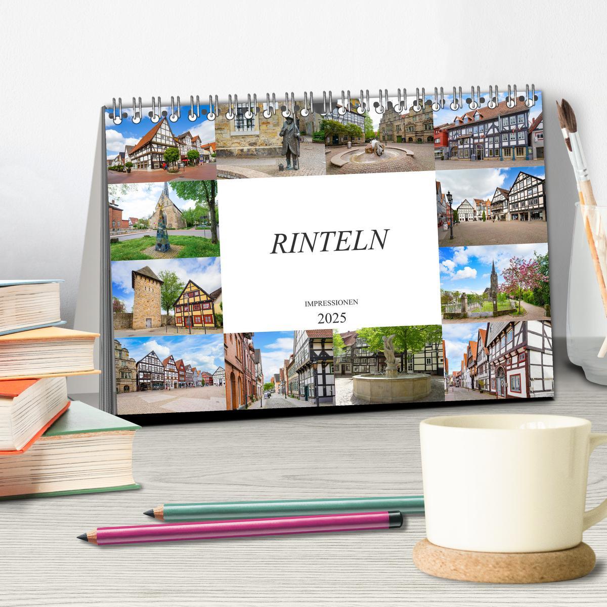 Bild: 9783435021864 | Rinteln Impressionen (Tischkalender 2025 DIN A5 quer), CALVENDO...