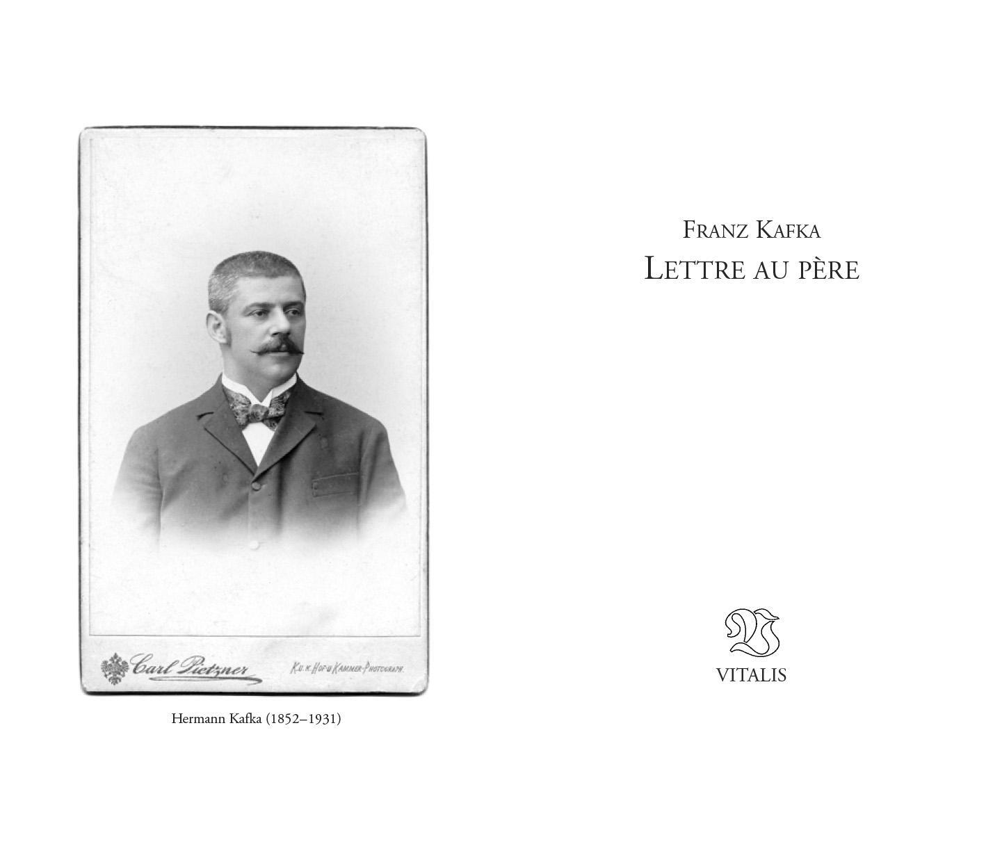 Bild: 9783899196030 | Lettre au père | Franz Kafka | Buch | Französisch | 2019