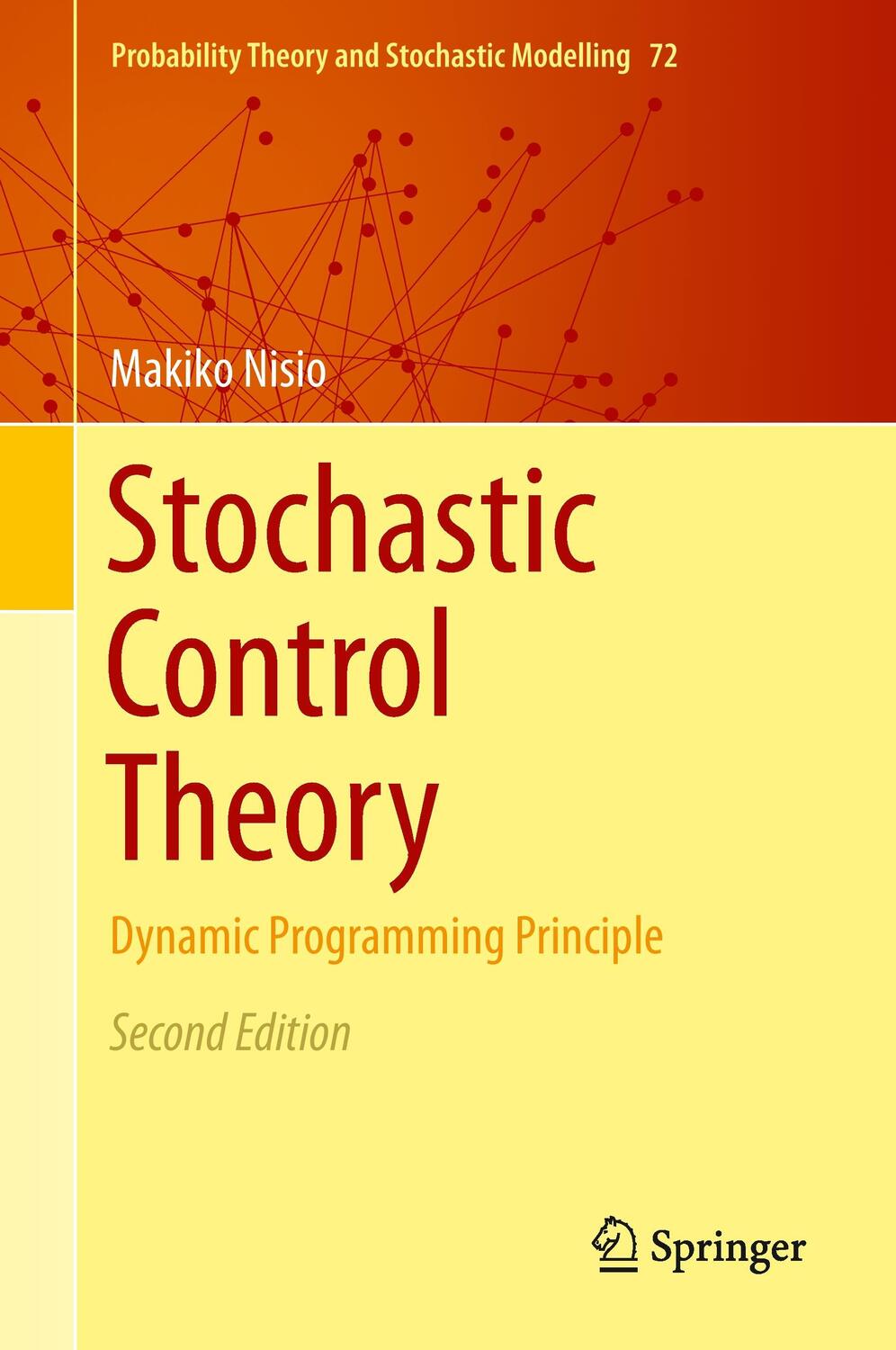 Cover: 9784431551225 | Stochastic Control Theory | Dynamic Programming Principle | Nisio | XV