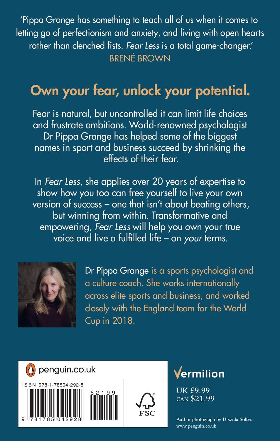 Rückseite: 9781785042928 | Fear Less | How to Win Your Way in Work and Life | Dr Pippa Grange