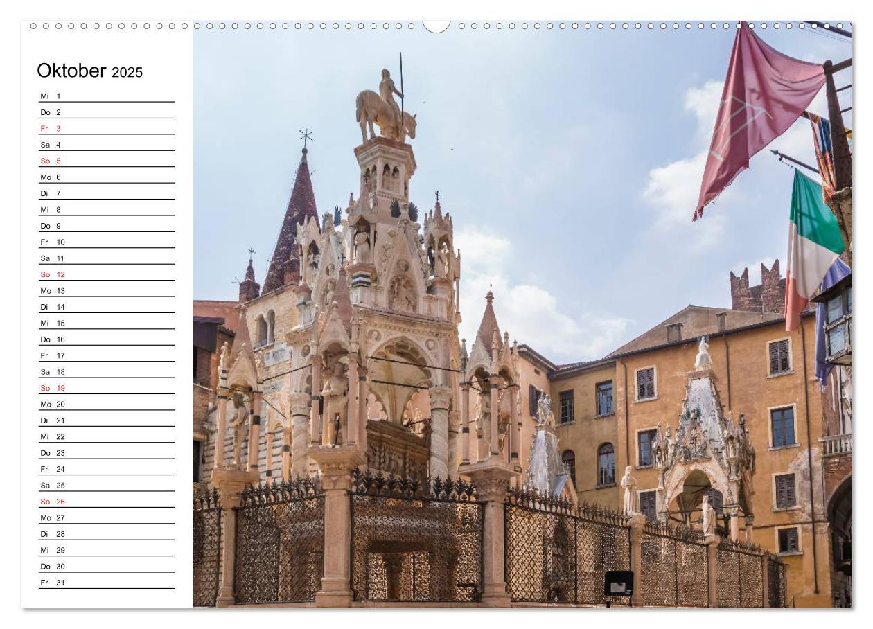 Bild: 9783435516308 | VERONA Historisches Stadtherz (Wandkalender 2025 DIN A2 quer),...