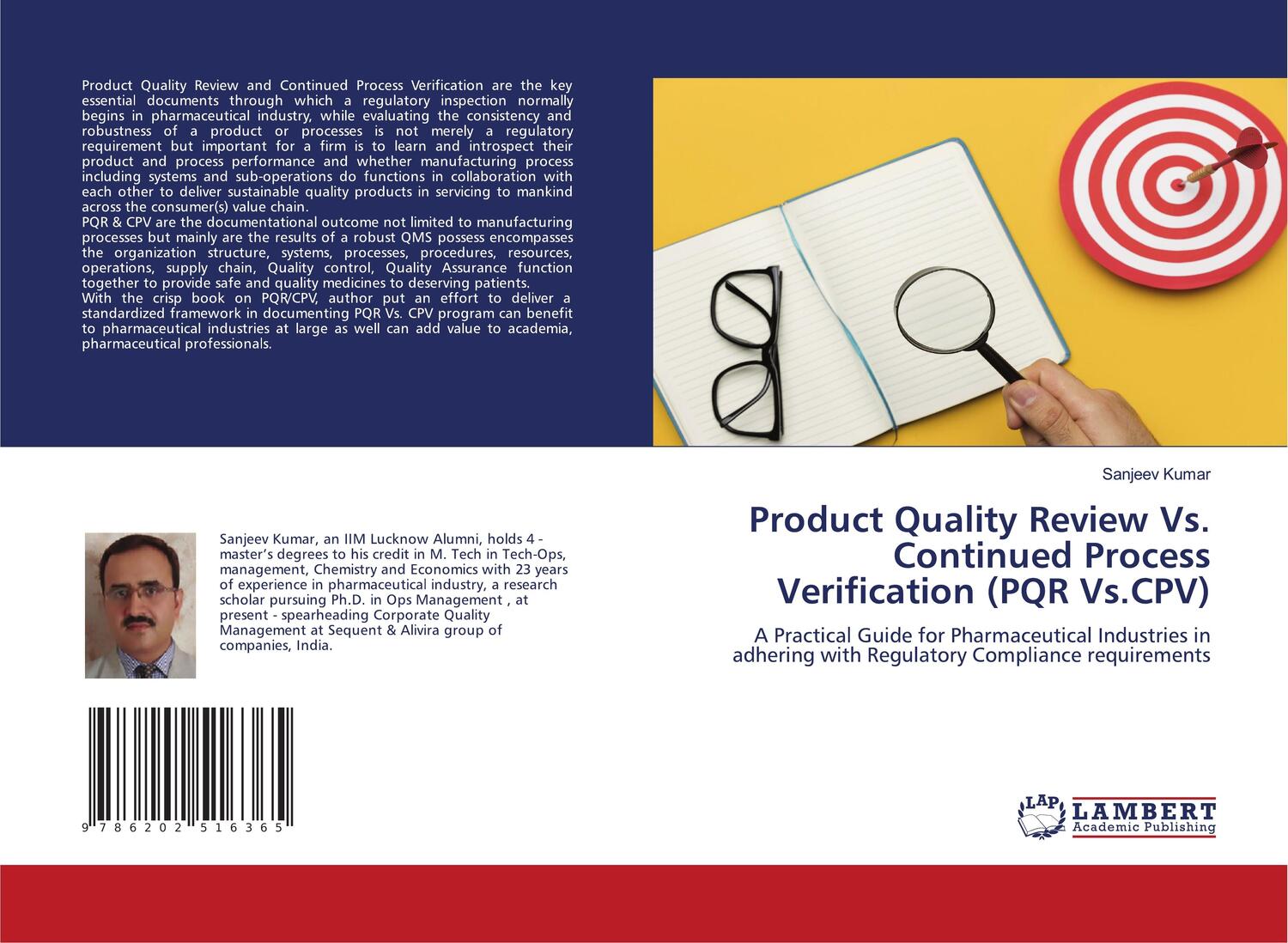 Cover: 9786202516365 | Product Quality Review Vs. Continued Process Verification (PQR Vs.CPV)