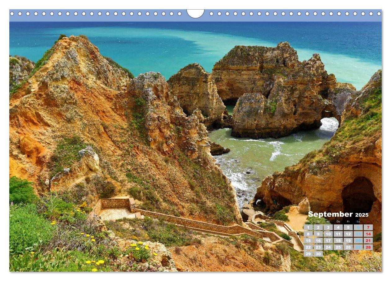 Bild: 9783435464760 | Portugals Traumküste Algarve (Wandkalender 2025 DIN A3 quer),...