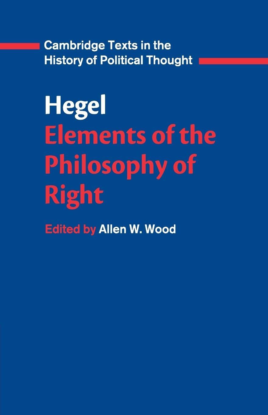 Cover: 9780521348881 | Hegel | Elements of the Philosophy of Right | Hegel | Taschenbuch