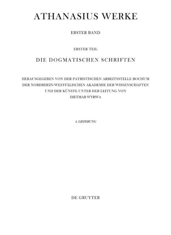 Cover: 9783110227703 | Epistulae I-IV ad Serapionem | Kyriakos Savvidis (u. a.) | Taschenbuch