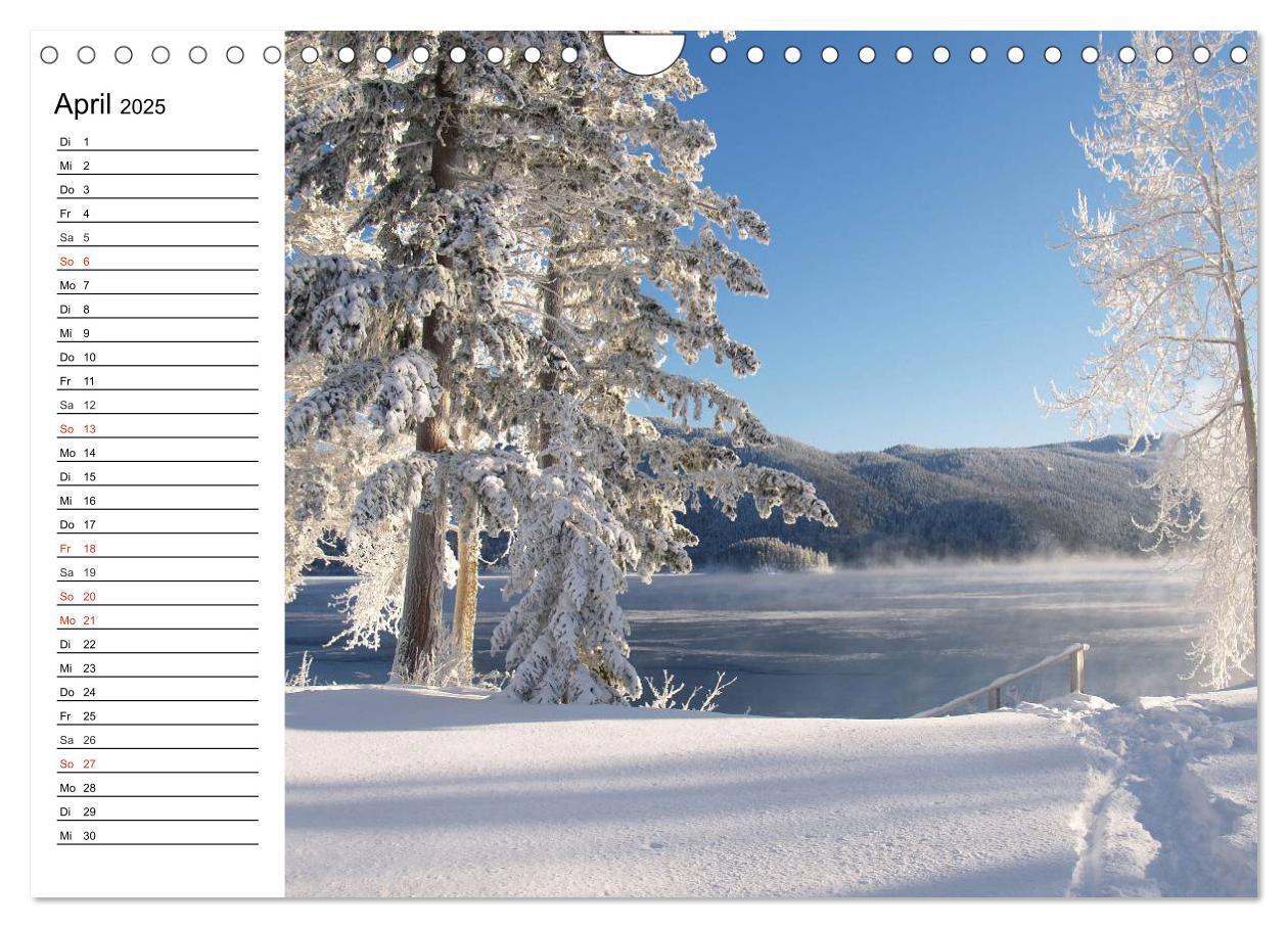 Bild: 9783435525546 | Wintermärchen. Landschaften im Schnee (Wandkalender 2025 DIN A4...