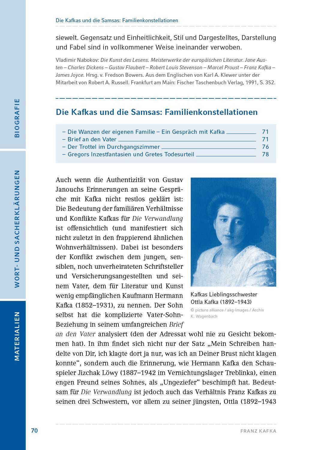 Bild: 9783872915061 | Die Verwandlung | Hamburger Leseheft plus Königs Materialien | Kafka