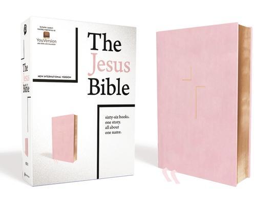 Cover: 9780310450788 | The Jesus Bible, NIV Edition, Imitation Leather, Pink | Zondervan