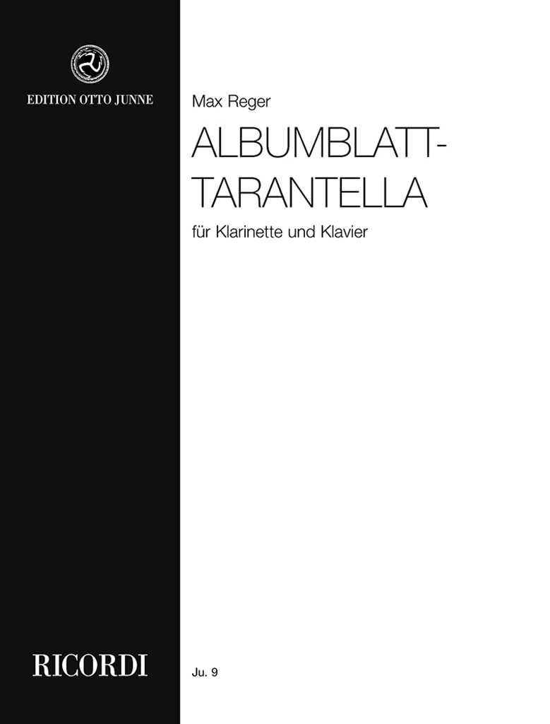 Cover: 9790204200092 | Albumblatt - Tarantella | Max Reger | Buch | Otto Junne Musikverlag