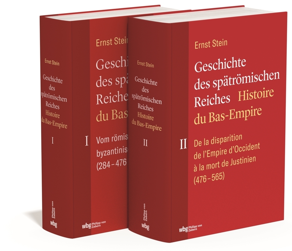 Cover: 9783805353656 | Ernst Stein: Geschichte des spätrömischen Reiches in 2 Bänden | Leppin