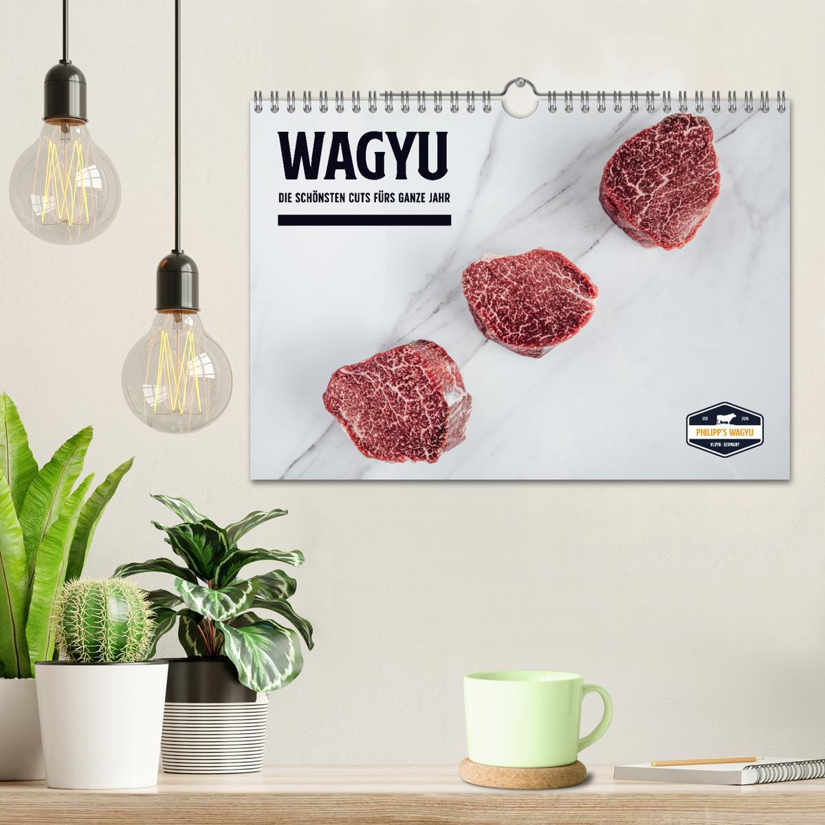 Bild: 9783435097500 | WAGYU (Wandkalender 2025 DIN A4 quer), CALVENDO Monatskalender | 2025