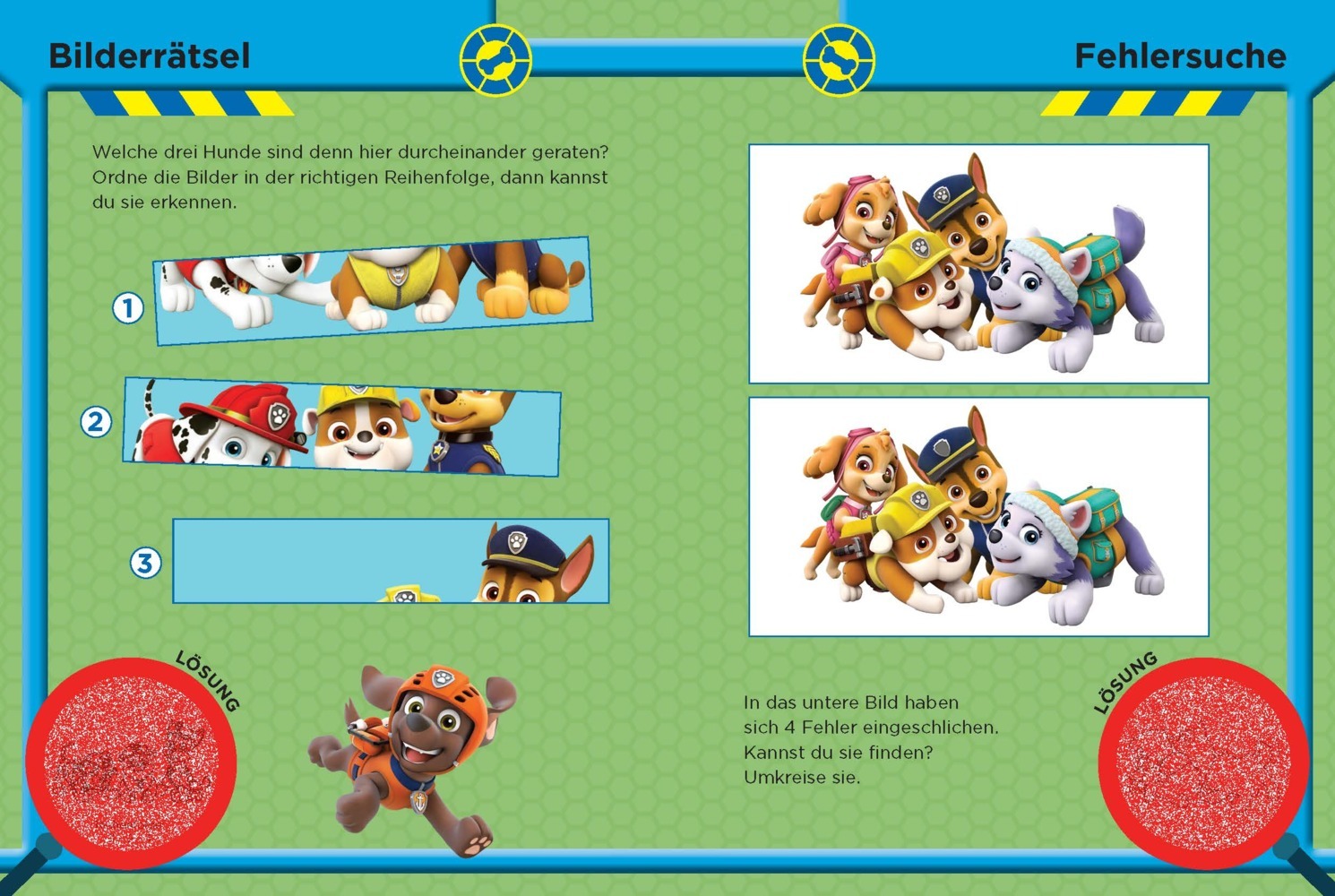 Bild: 9783849921989 | PAW Patrol Mein Lernspielbuch mit Löselupe | Verlag | Taschenbuch