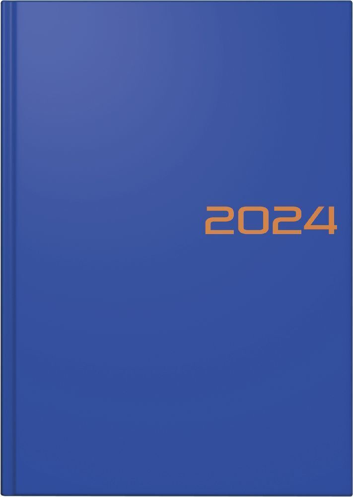Cover: 4061947108187 | Tageskalender, Buchkalender, 2024, Modell 795, Balacron-Einband, blau