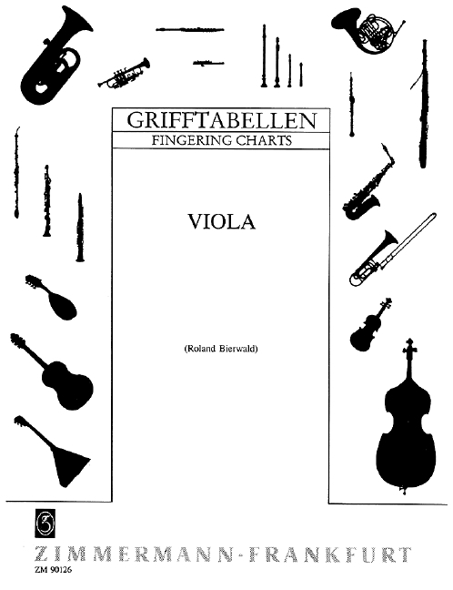 Cover: 9790010901268 | Grifftabelle für Viola | Viola., Dt/engl | Roland Bierwald | Buch