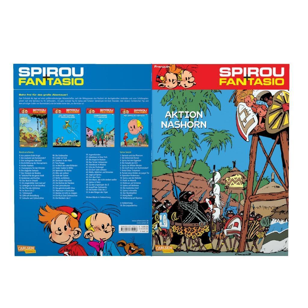 Bild: 9783551772046 | Spirou und Fantasio 04. Aktion Nashorn | Andre. Franquin | Taschenbuch