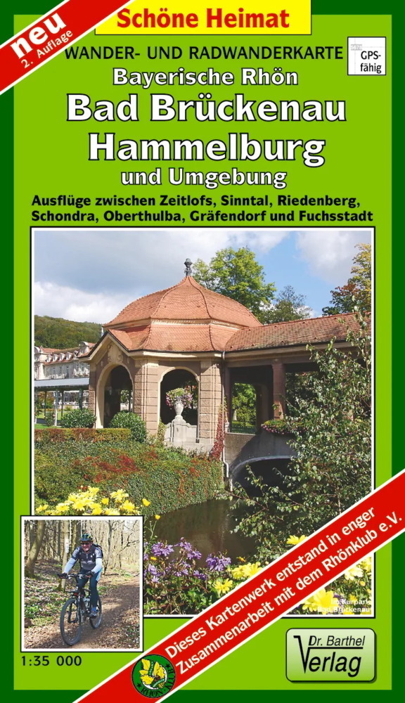Cover: 9783895911644 | Doktor Barthel Karte Rhön, Bad Brückenau, Hammelburg, und Umgebung