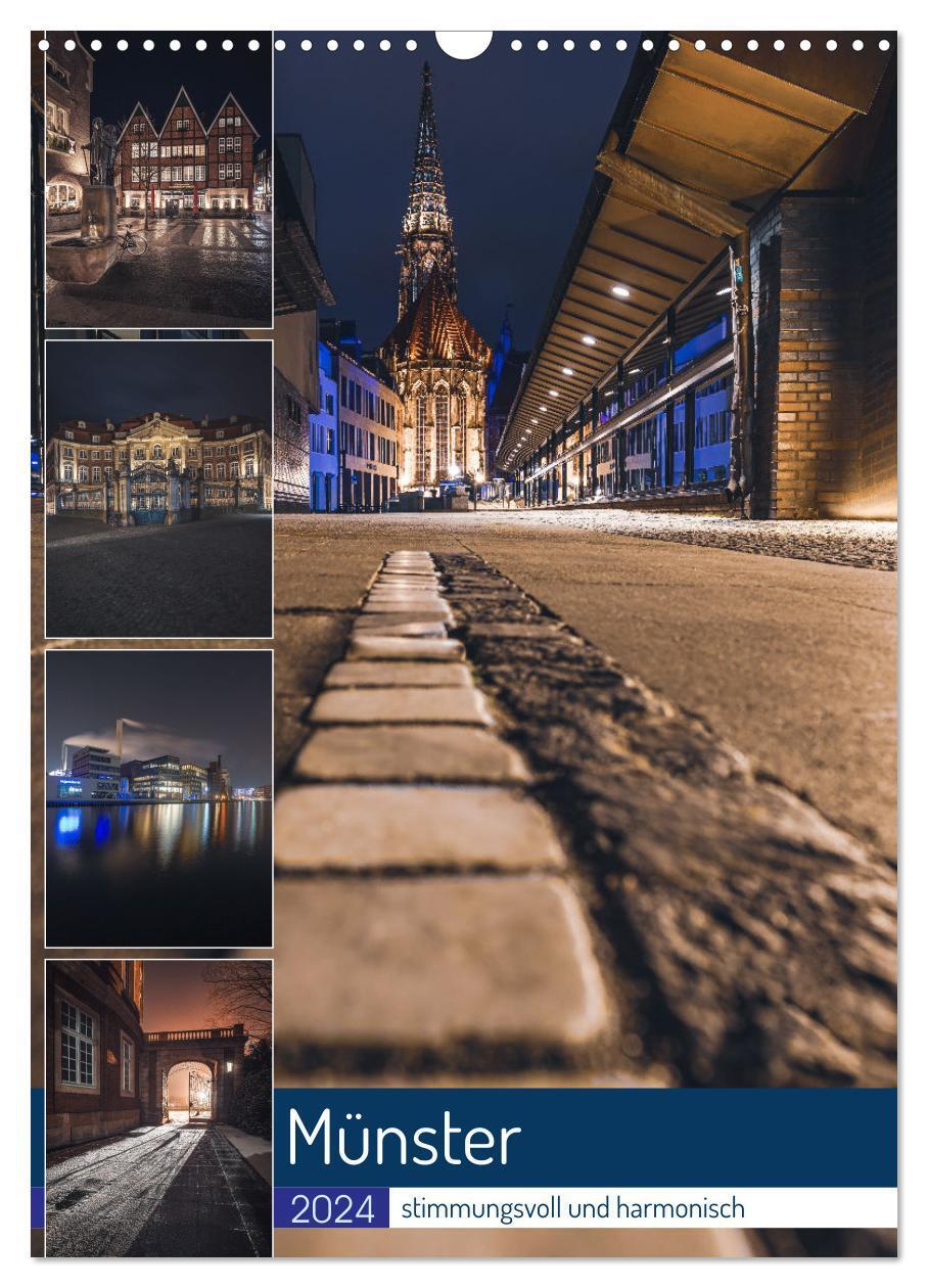 Cover: 9783675708556 | Münster - stimmungsvoll und harmonisch (Wandkalender 2024 DIN A3...