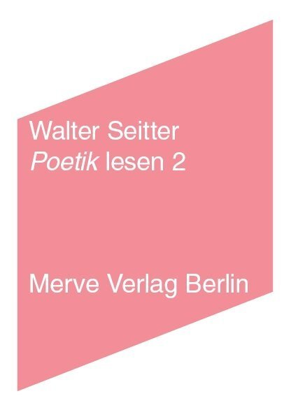 Cover: 9783883963204 | Poetik lesen 2 | Walter Seitter | Taschenbuch | 160 S. | Deutsch