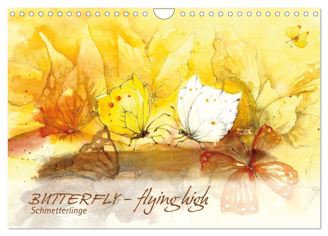 Cover: 9783383142413 | BUTTERFLY ¿ flying high, Schmetterlinge (Wandkalender 2024 DIN A4...