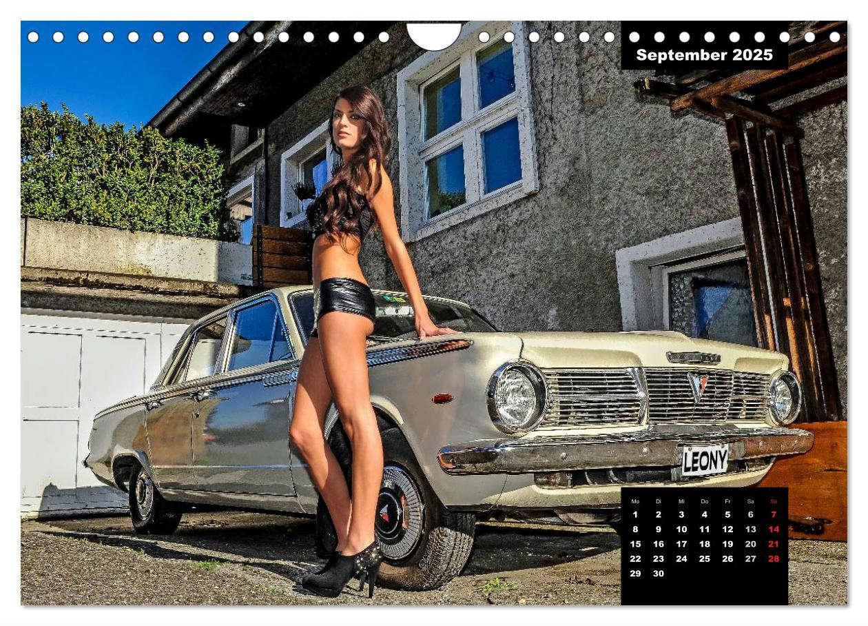 Bild: 9783435638581 | Kurven - Fieber - Modelle und Autos (Wandkalender 2025 DIN A4...