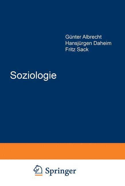 Cover: 9783531111117 | Soziologie | René König (u. a.) | Taschenbuch | Paperback | 836 S.