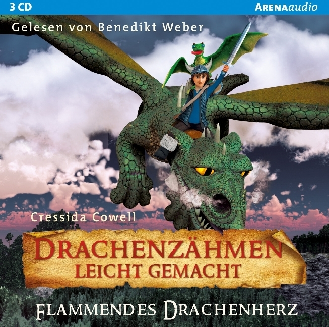 Cover: 9783401240473 | Drachenzähmen leicht gemacht - Flammendes Drachenherz | Cowell | CD
