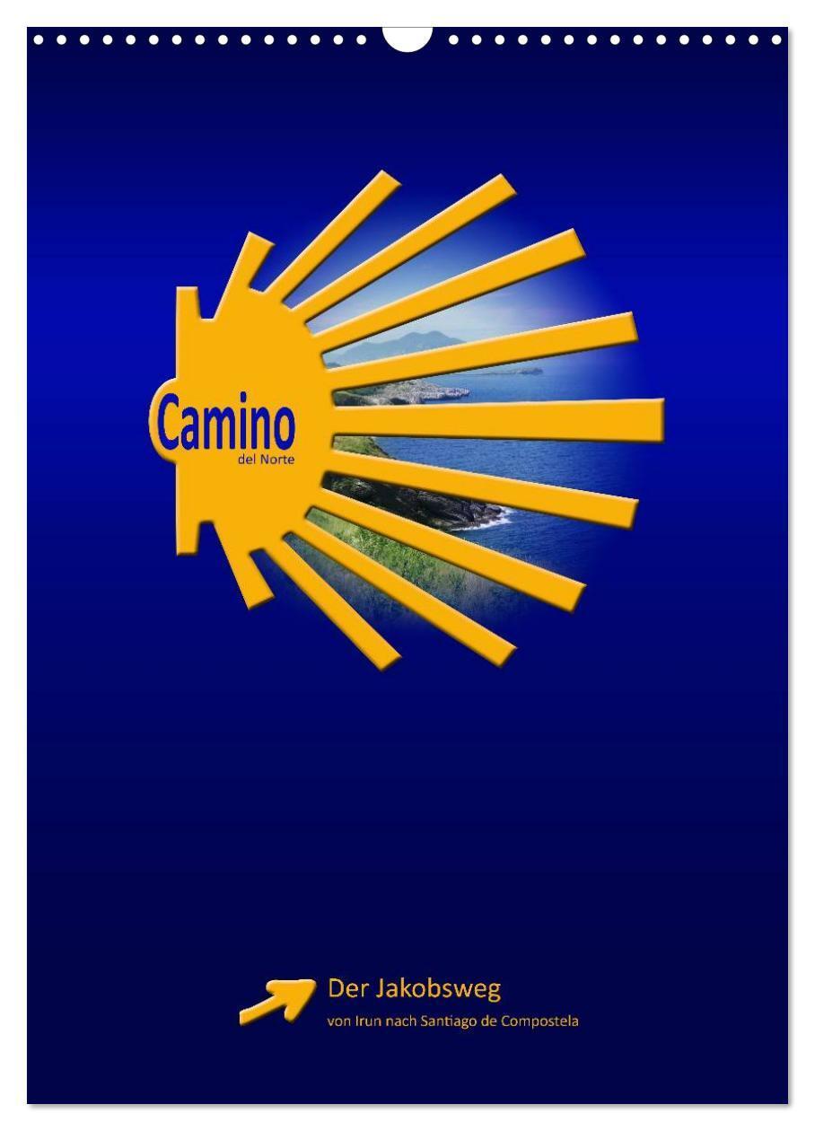Cover: 9783383566202 | Camino del Norte (Wandkalender 2024 DIN A3 hoch), CALVENDO...