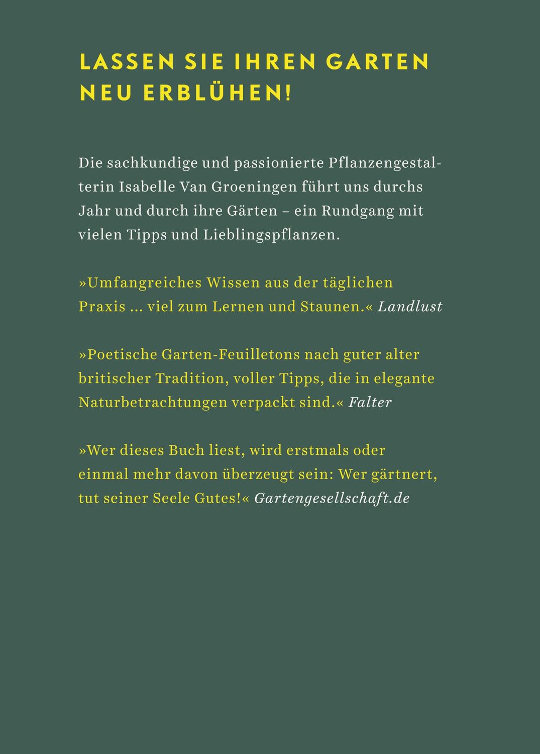 Rückseite: 9783458683247 | Die sieben Jahreszeiten | Isabelle Van Groeningen | Taschenbuch | 2024