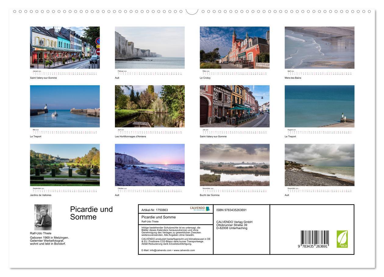 Bild: 9783435263691 | Picardie und Somme (hochwertiger Premium Wandkalender 2025 DIN A2...